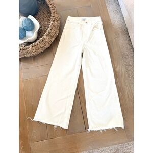 Citizens of Humanity Lyra Wide Leg Jeans Womens White 24